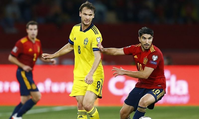 Afbeelding: Ook invaller Ibrahimovic kan Zweden niet redden: Spanje gaat naar het WK