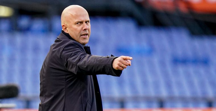 Slot reageert fel na gelijkspel Feyenoord: 'Heel rare opmerking'