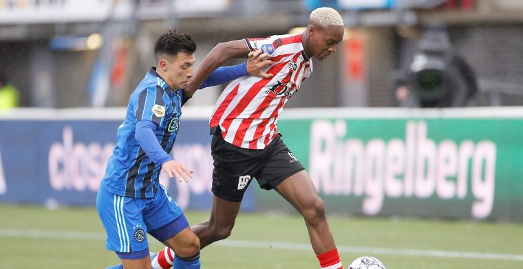 Martínez (Ajax) maakt indruk op Sparta: Dit was mijn zwaarste wedstrijd ooit