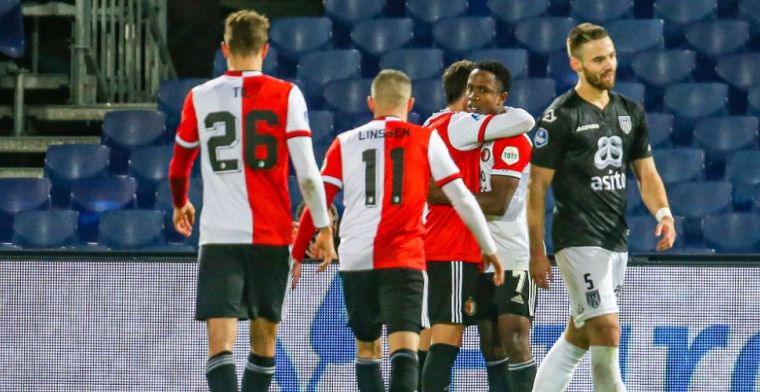 LIVE: Feyenoord speelt matig, maar staat op voorsprong tegen Heracles (gesloten)