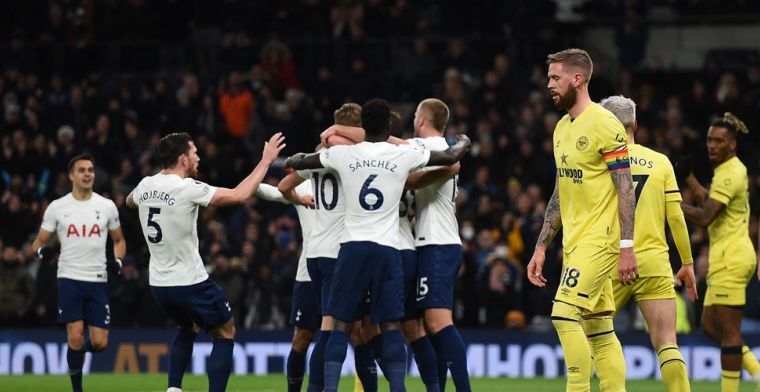 Tottenham heeft plek in top-vier in vizier na winst tegen Brentford