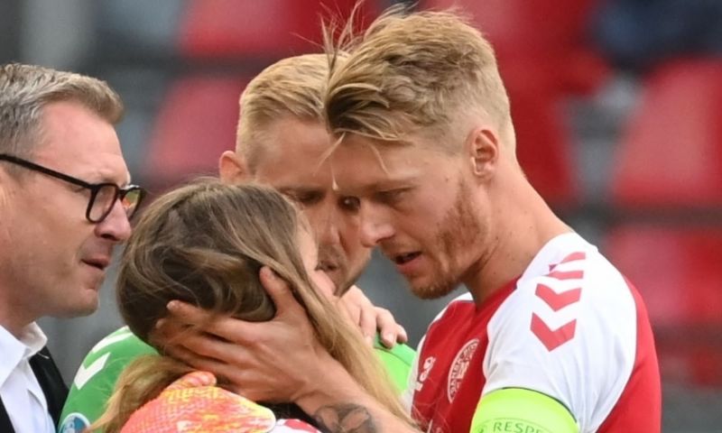 Afbeelding: Kjaer bescheiden over heldendaad na Eriksen-incident: 'Als hij oké is, ben ik oké'