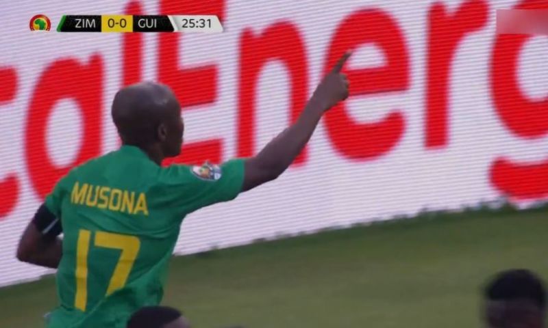 GOAL: Musona (ex-Anderlecht) brengt Zimbabwe op voorsprong 