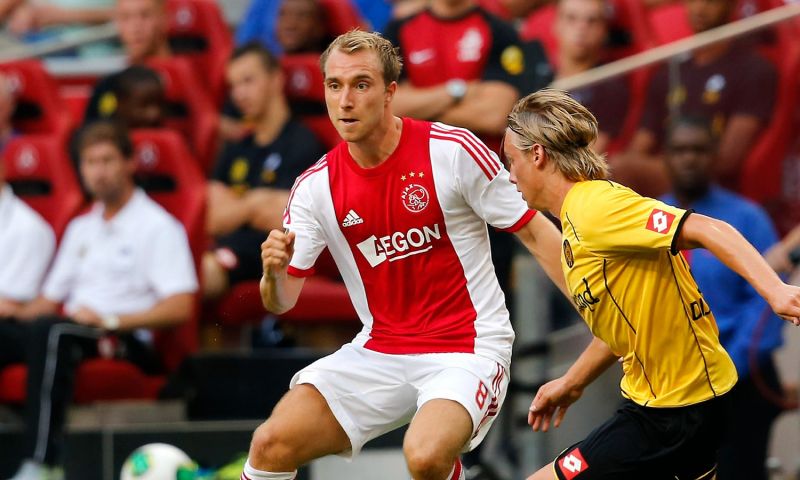 Telegraaf: Eriksen meldt zich éénmalig bij training Jong Ajax en maakt indruk