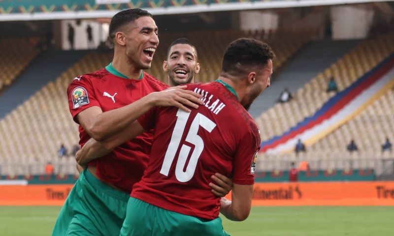 Afbeelding: Prachtgoal wordt Marokko niet fataal: Hakimi schiet ploeg naar kwartfinale