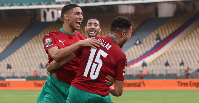 Prachtgoal wordt Marokko niet fataal: Hakimi schiet ploeg naar kwartfinale