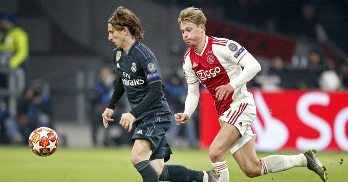 De Telegraaf De Jong And Modric Pissed Doping Control After Ajax Real Madrid