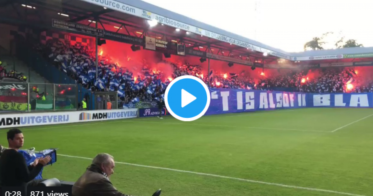 Heerlijke sfeer op De Vijverberg: De Graafschap-fans ...