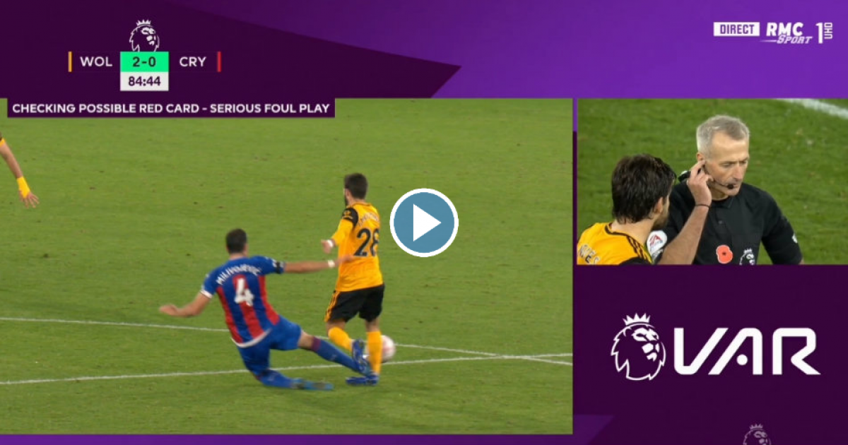 Ankle-breaker in England: Milivojevic (Crystal Palace) cuts Moutinho in half