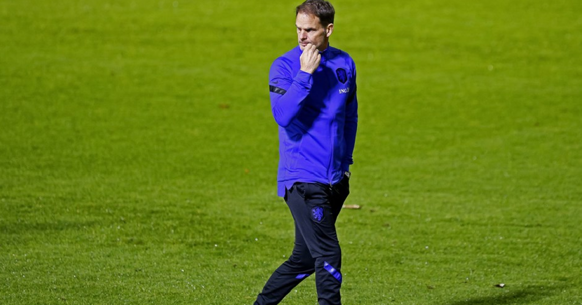 De Boer: ‘He is doing everything to be at the European Championship, nice to see’