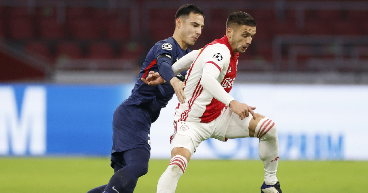 UEFA Champions League Player of the Week walks around at Ajax