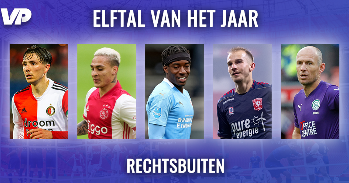 VoetbalPrimeur Elftal van het Jaar rechtsbuiten Voetbalprimeur