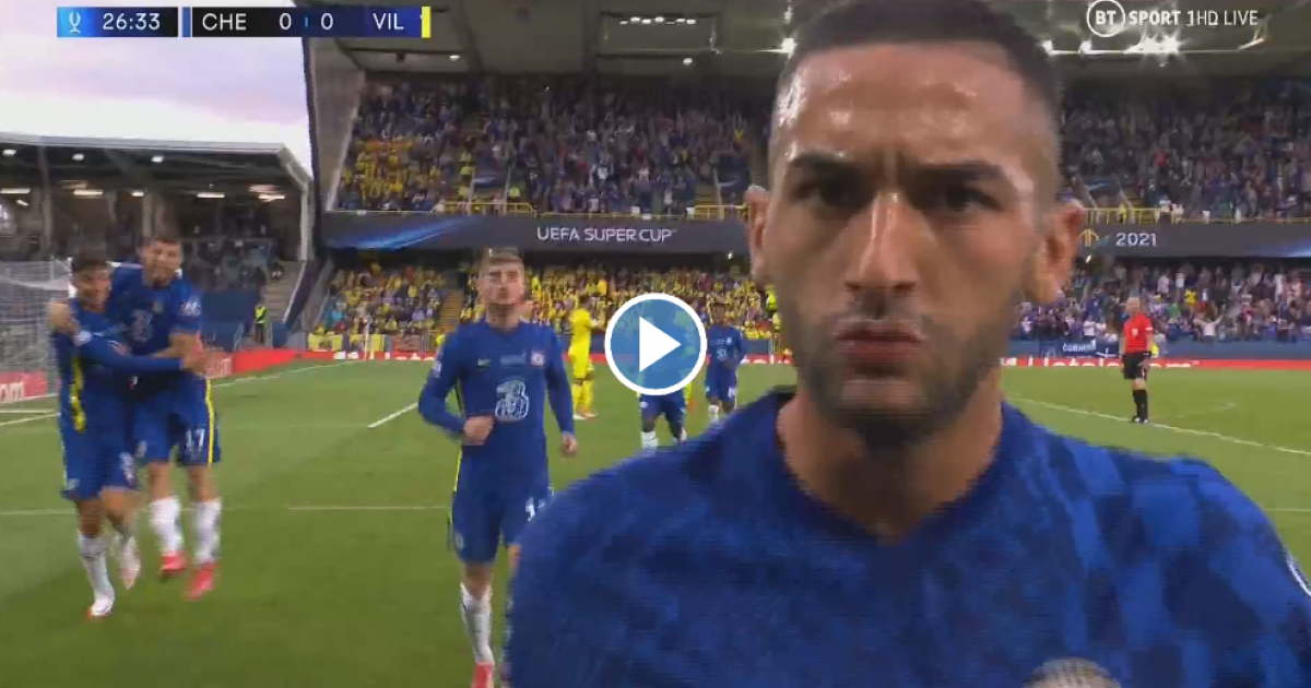 Ziyech opent de score voor Chelsea in Super Cup-duel met ...