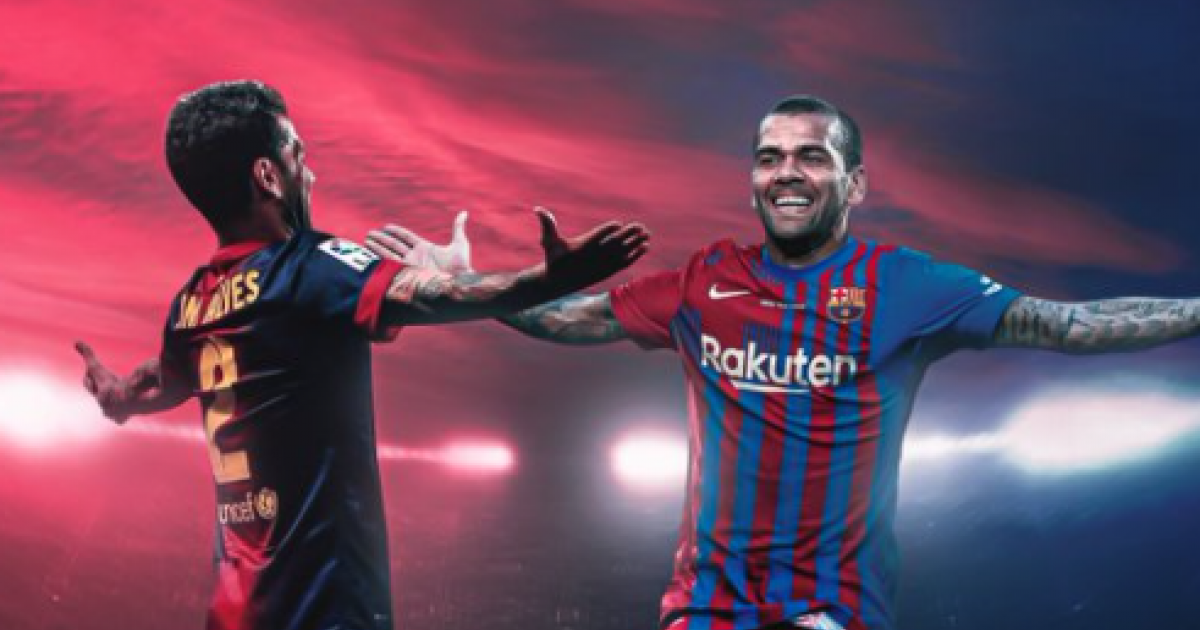 ‘Back in DA house!’  Dani Alves completes sensational return to FC Barcelona