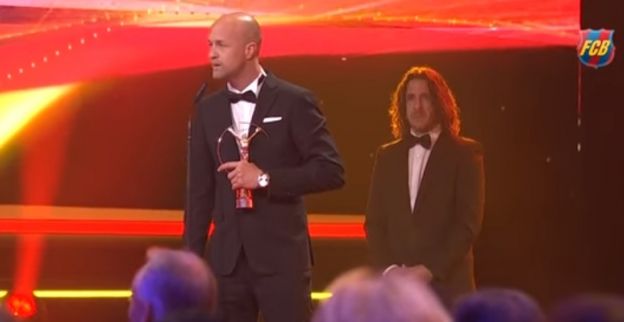 Kippenvel: indrukwekkende speech Jordi Cruijff bij Laureus Awards
