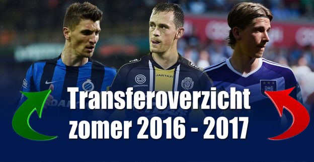 Transferoverzicht: Jupiler Pro League zomer 2016 - 2017