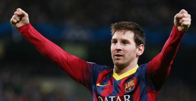 Barcelona wint ruim van Almeria, 230e competitiegoal Messi