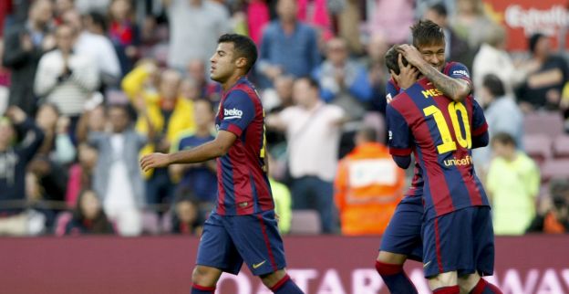 Weer ongelooflijke galavoorstelling Barça: hattrick Suarez, tweemaal Messi Afbeelding: Weer ongelooflijke galavoorstelling Barça: hattrick Suarez, tweemaal Messi