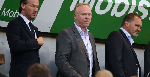 Racing Genk-trainer McLeish zit dit weekend met de handen in het haar